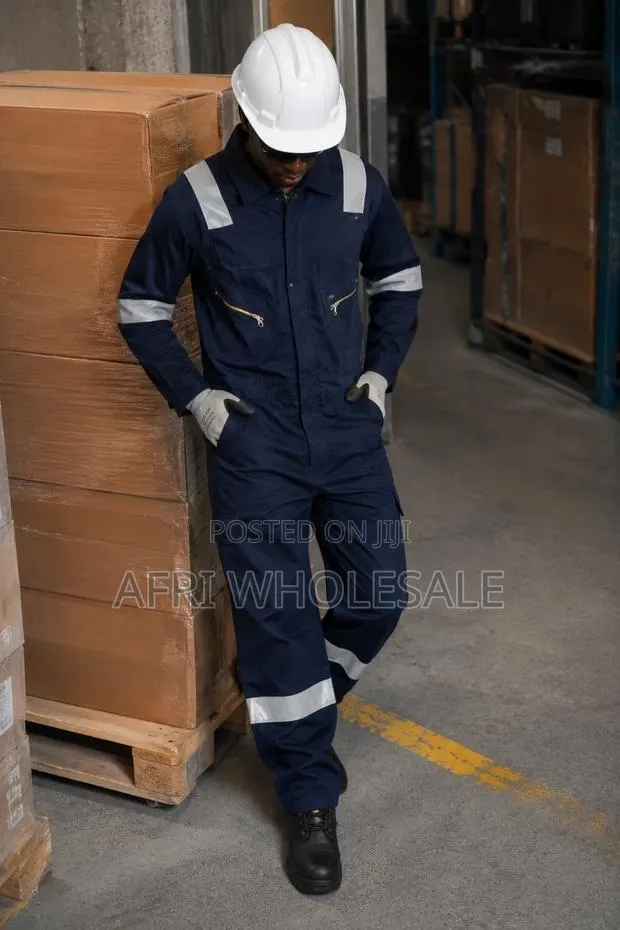 Straight Overall Safety Reflective Coverall High Quality · Photo 1