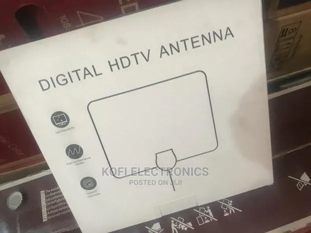 Enjoy Hd Picture With Indoor Digital Tv Antenna HDTV - Black · Photo 1