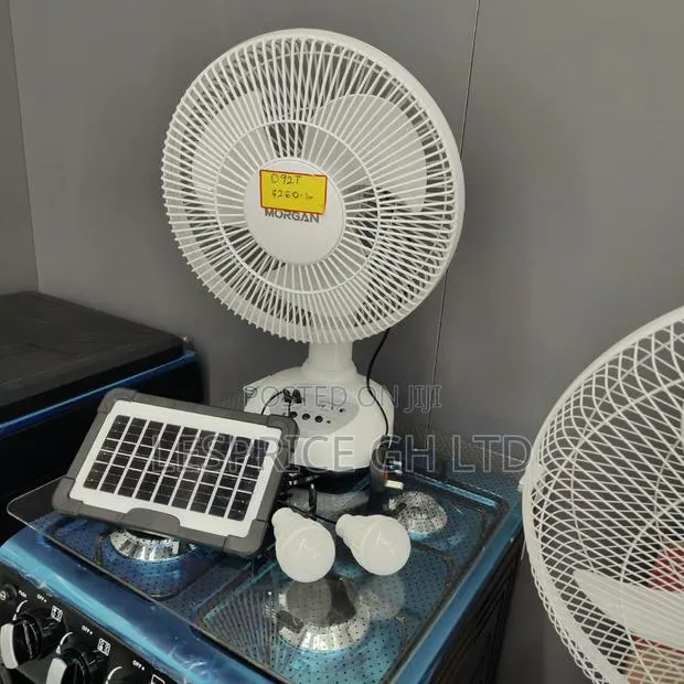 Experience Excellent Performance on Our Superb Rechargeable Solar Fan · Photo 1