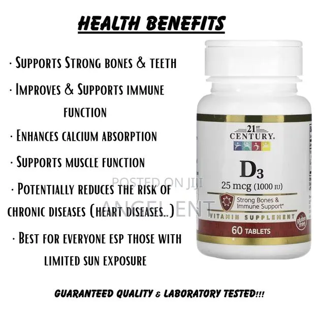 Vitamin D3 Plus Calcium (1000u) 60ct · Photo 1