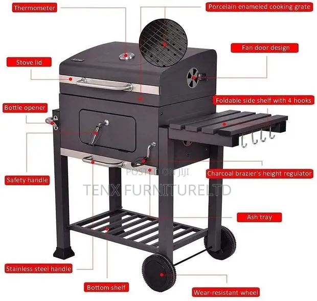 Barbecue Portable - Stainless Steel Folding Grill · Photo 2