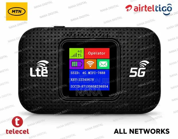 4g/5g LTE All Networks Pocket WiFi / MiFi With Screen · Photo 1