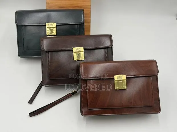 Mont Blanc Leather Clutch Bag · Photo 1