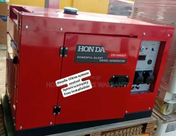 Power Gen System Honda 15kva 15000watt Diesel Remote Control · Photo 1