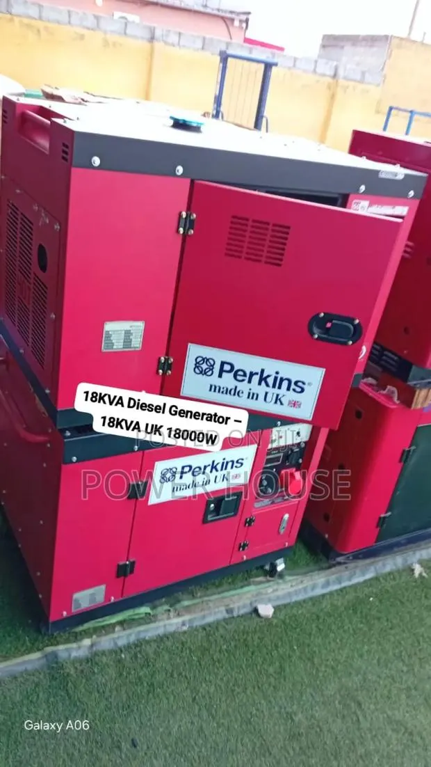 Continuous Power Perkins 18kva Three Phase Diesel Generator Uk 18000w · Photo 1