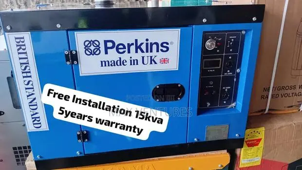 Brand-New Perkins 15kva Generator Built for Continuous Power 15kva · Photo 1
