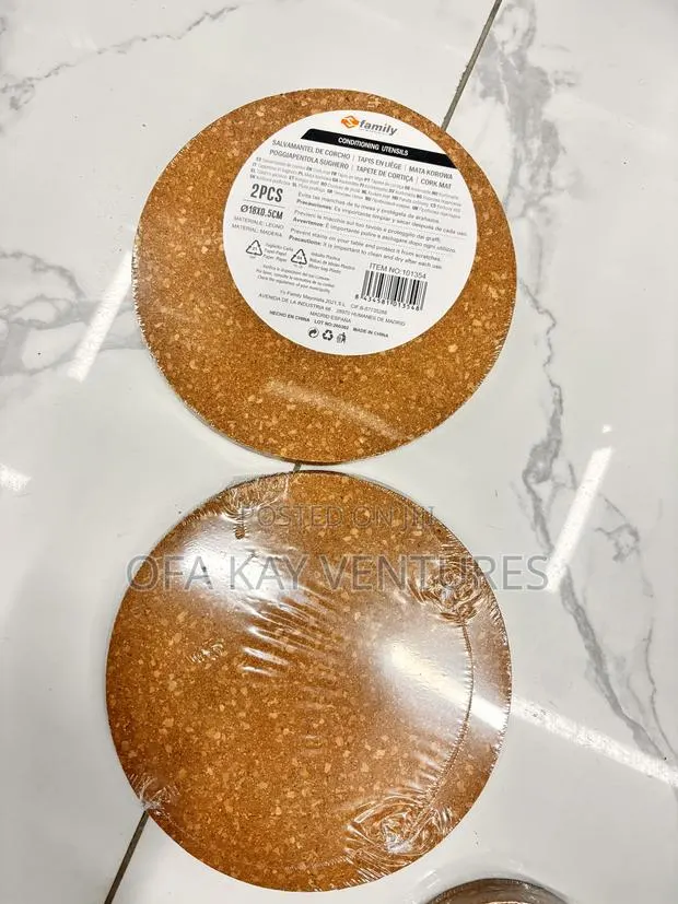 2pcs Big Plain Table Coaster · Photo 1