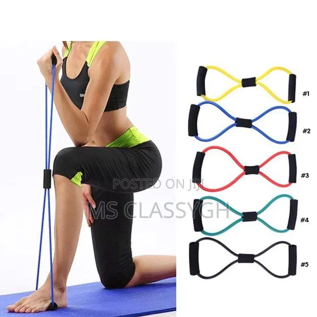 Resistance Bands Tube With Handles, Exercise Bands