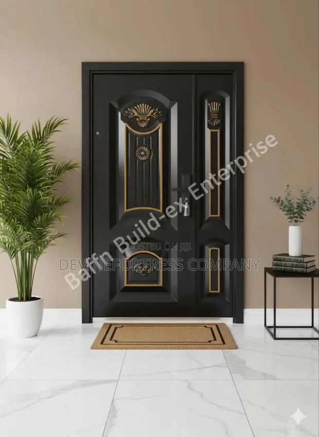 High Quality Sed Anti Rust Door for All Buildings//Gold//Black · Photo 1