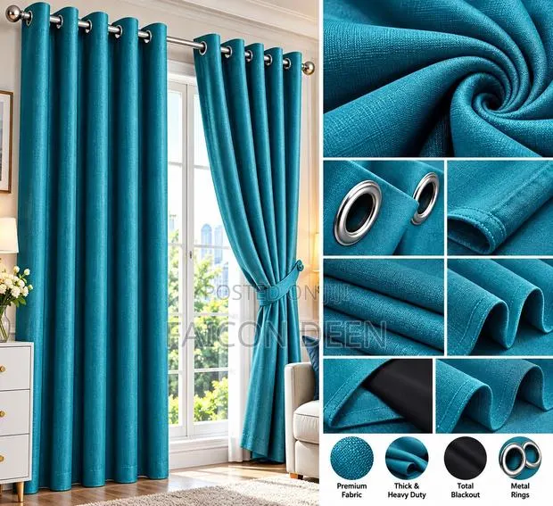 Exceptional Sunblock Blackout Curtains Finish for Homes & Hotels · Photo 1