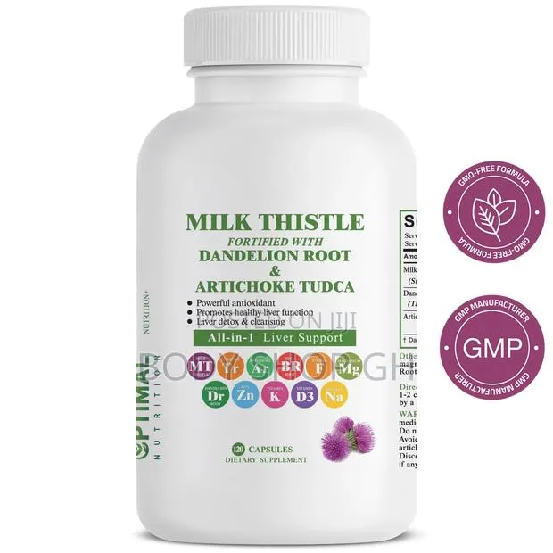 For Liver - Milk Thistle + Dandelion Root + Artichoke Tudca · Photo 1
