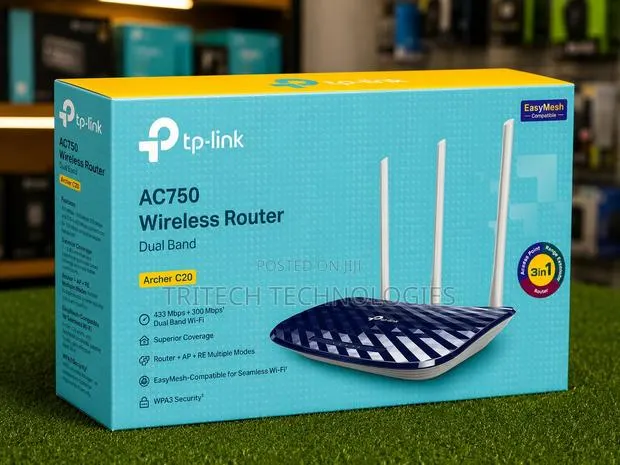 TP-Link Archer C20 AC750 Wireless Dual Band Router · Photo 1
