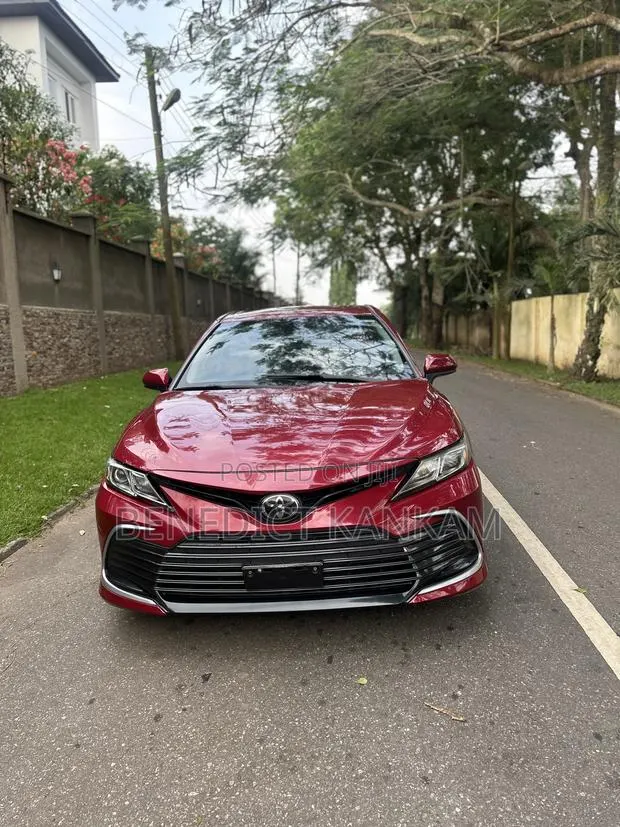 Toyota Camry LE FWD 2020 Burgundy · Photo 1