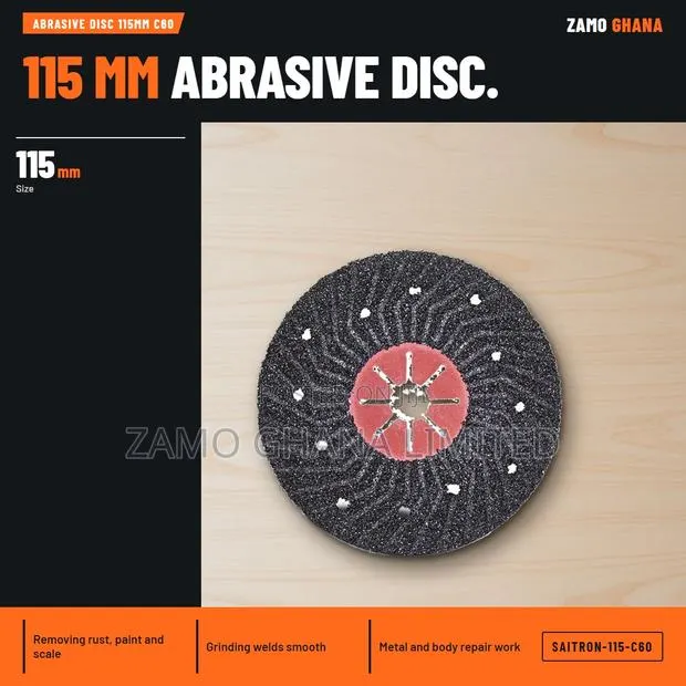Abrasive Disc 115Mm C60 - SAITRON-115-C60 · Photo 1