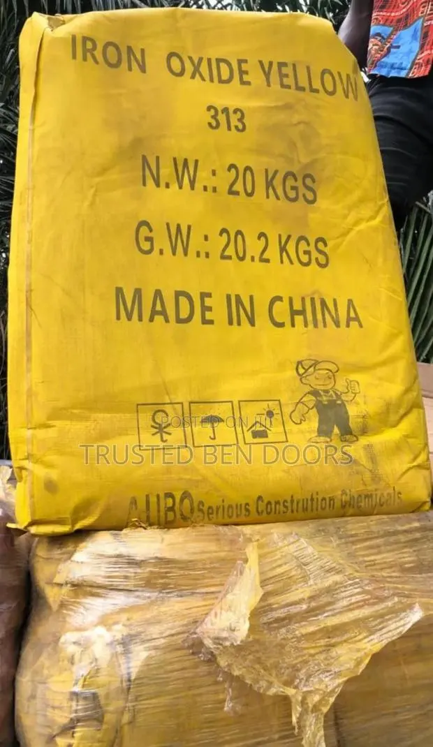 Yellow Iron Oxide Color Pigment For Concrete Works · Photo 1