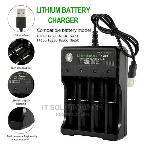 18650 Battery Usb Charger With Indicator Light · Photo 1