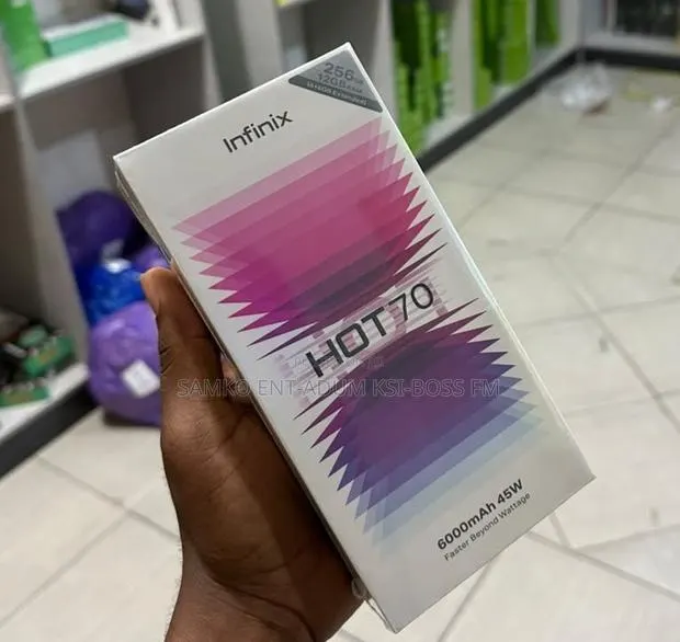 New Infinix Hot 70 128 GB Black · Photo 1