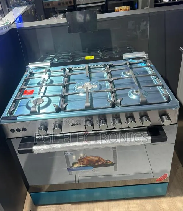 Midea Auto | 90 X 60 Cm Inox Grill Silver Stainless Steel Lmg90030 · Photo 1