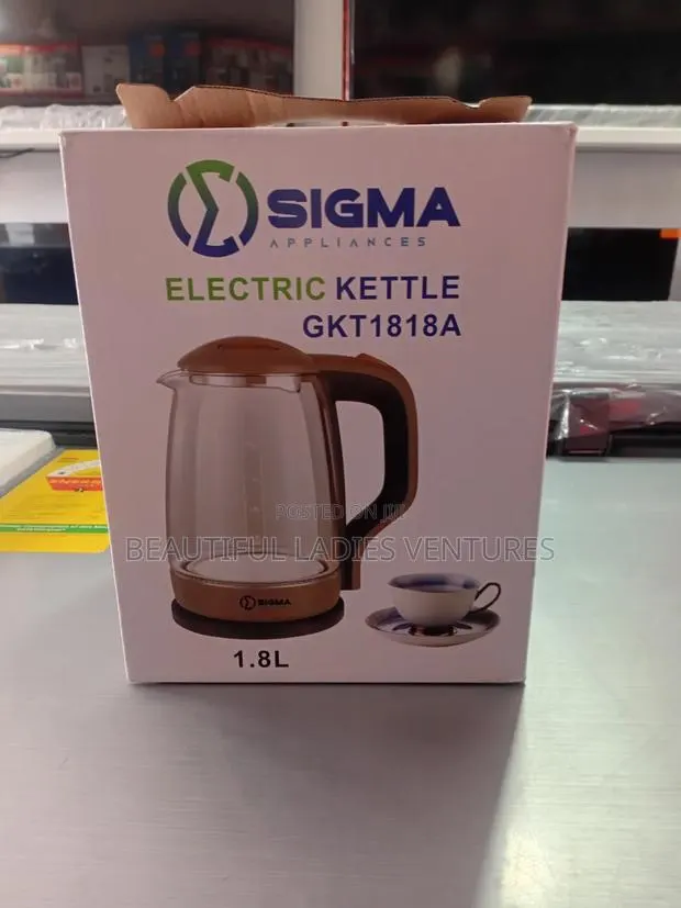 Sigma Electric Kettle 1.8L Easy to Use Kettle · Photo 1