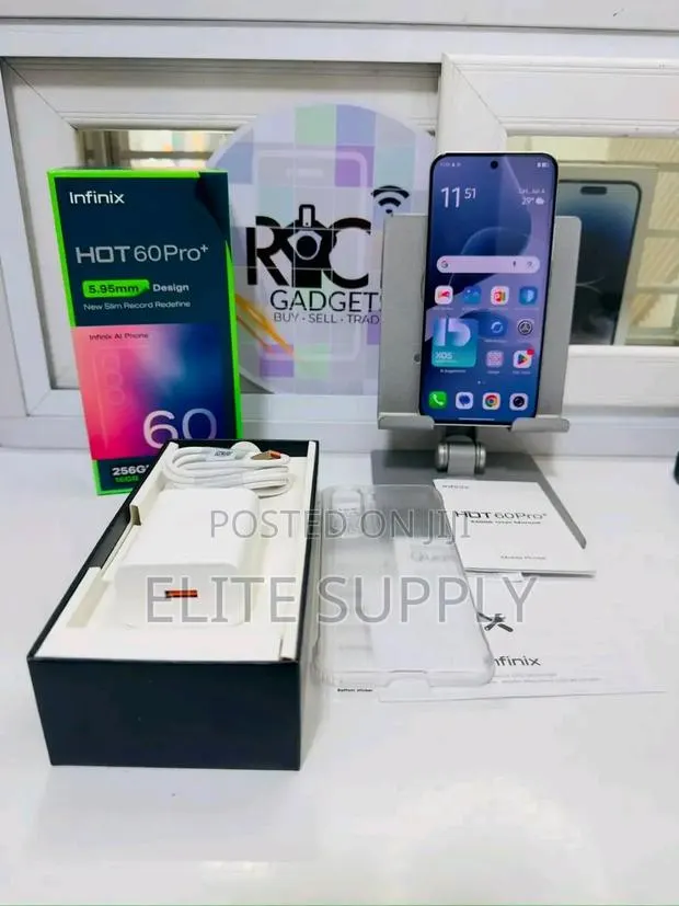 New Infinix Hot 60 Pro+ 256 GB Silver · Photo 1