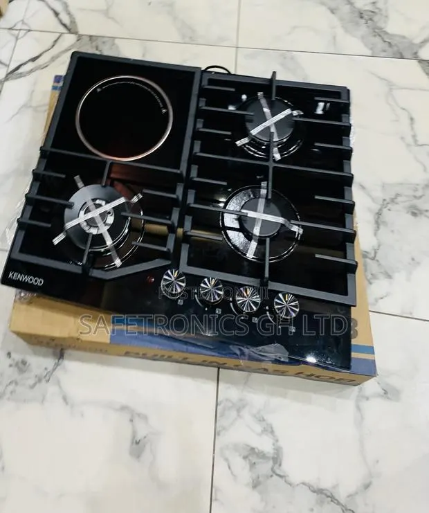 Recommend (Black) 3+1 Kenwood Glass Inbuilt 60cm Hob · Photo 1