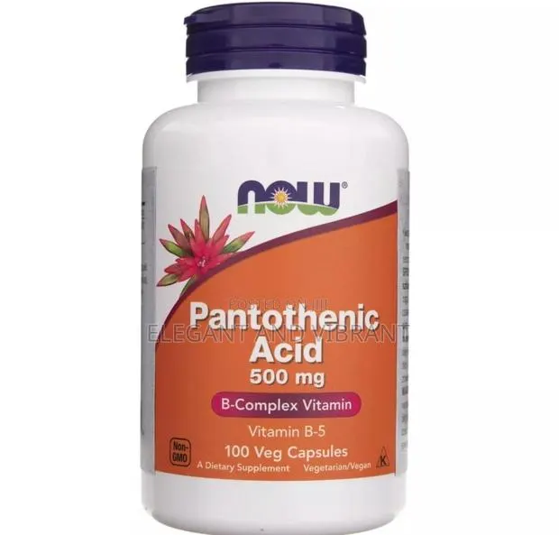 Pantothenic Acid, 500 Mg, 100 Veg Capsules · Photo 1