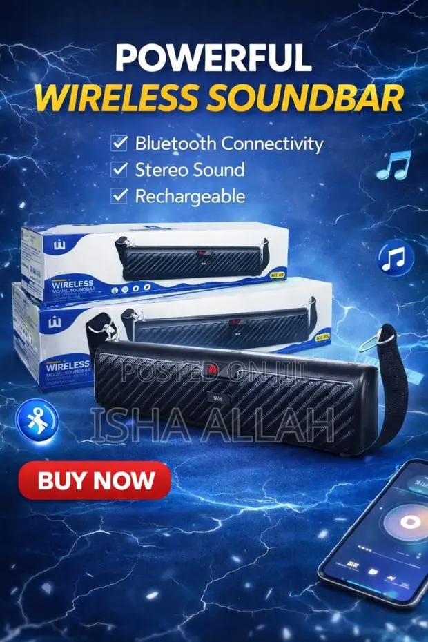 Boom Your Sound Anywhere – Mini Wireless Soundbar · Photo 1