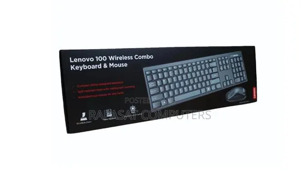 Lenovo Wireless Mouse and Keyboard 100 · Photo 1