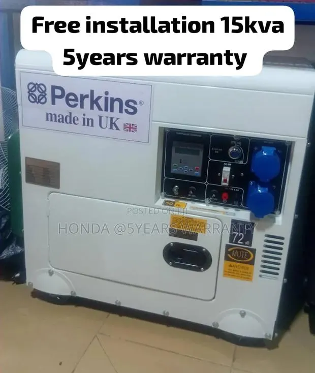 Brand New Perkins 15kva Silent Generator 16500w · Photo 1
