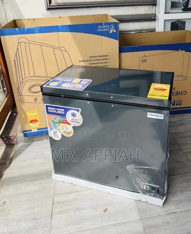 Unique Nasco Nas420fl Single Door Chest Freezer(316l)Dark Gray · Photo 1