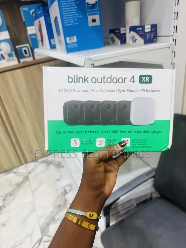 Authentic Sleek Black Outdoor Blink Outdoor Camera · Photo 1