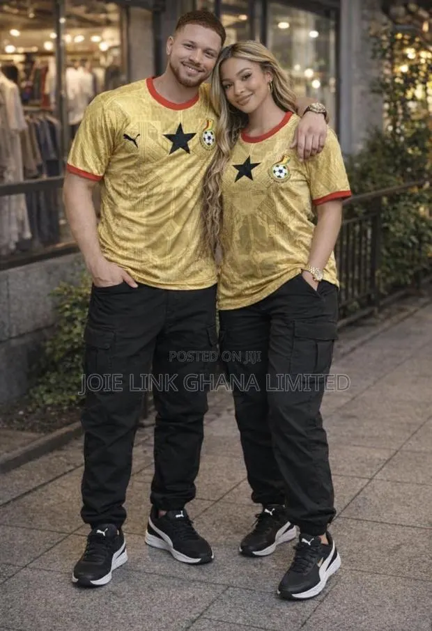 Gold Color Ghana Jerseys Available in Stock · Photo 1