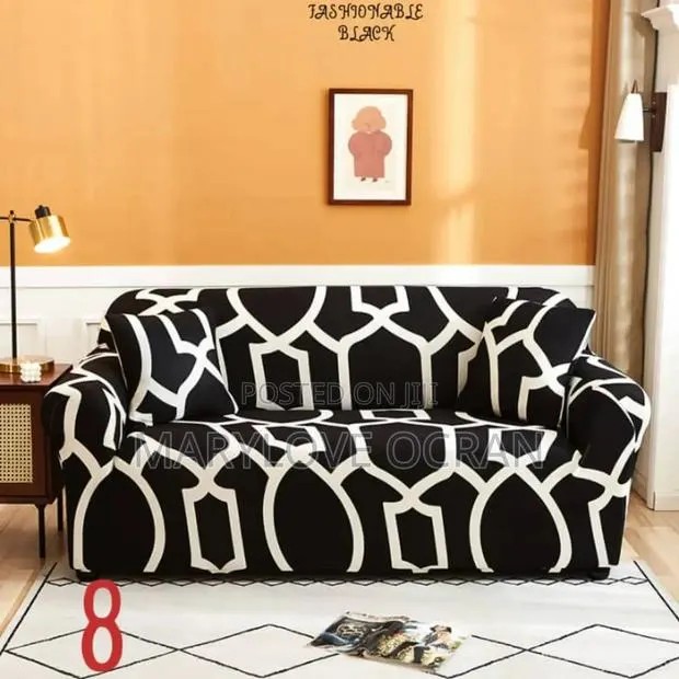 Fashionable Black Sofa Covers · Photo 1