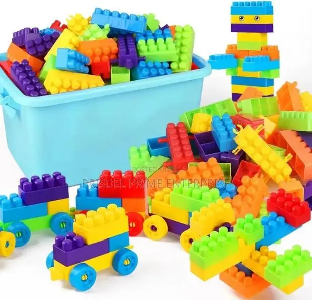 Kids Lego Blocks in a Container · Photo 1