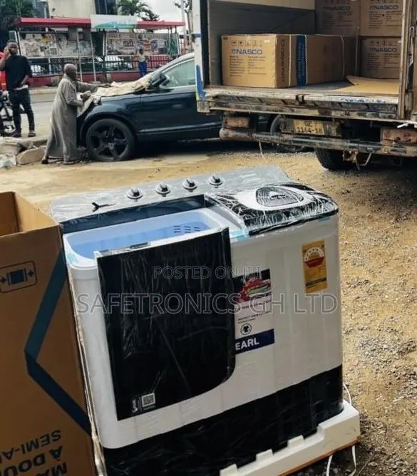 Pick in Box> 18kg Twintub Pearl TopLoad Semiautomatic WashingMachine · Photo 1