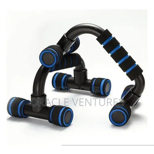 PowerGrip Push-Up Bars - Upper Body Training Support -Black · Photo 1
