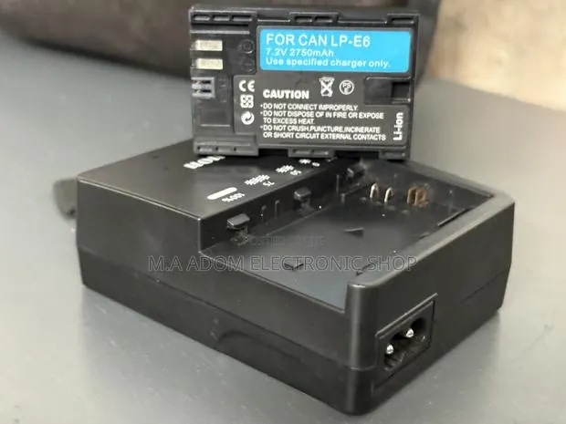 Canon Lp E6 Charger Lp E6 Battery Pack Together · Photo 1