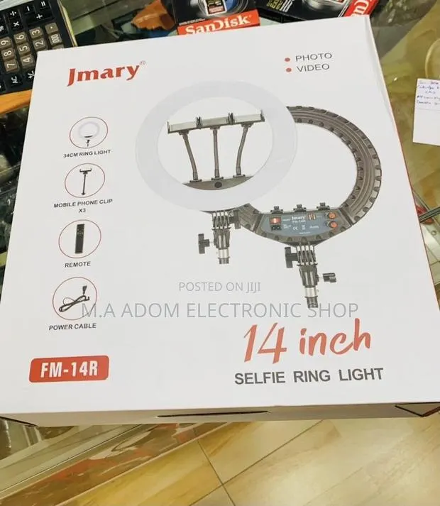 Energy Efficient Jmary 14” Photo Video Selfie Ringlight · Photo 1