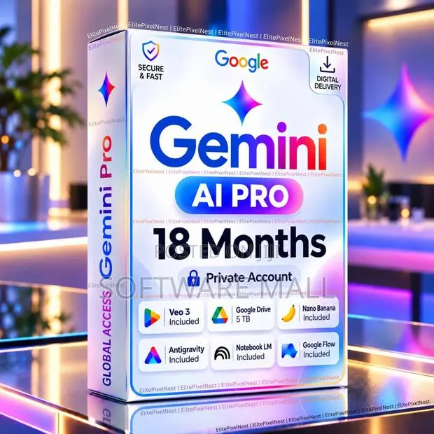 Google Gemini AI Pro + 5TB Storage + Anti‐Gravity Flow – 6 Month · Photo 1