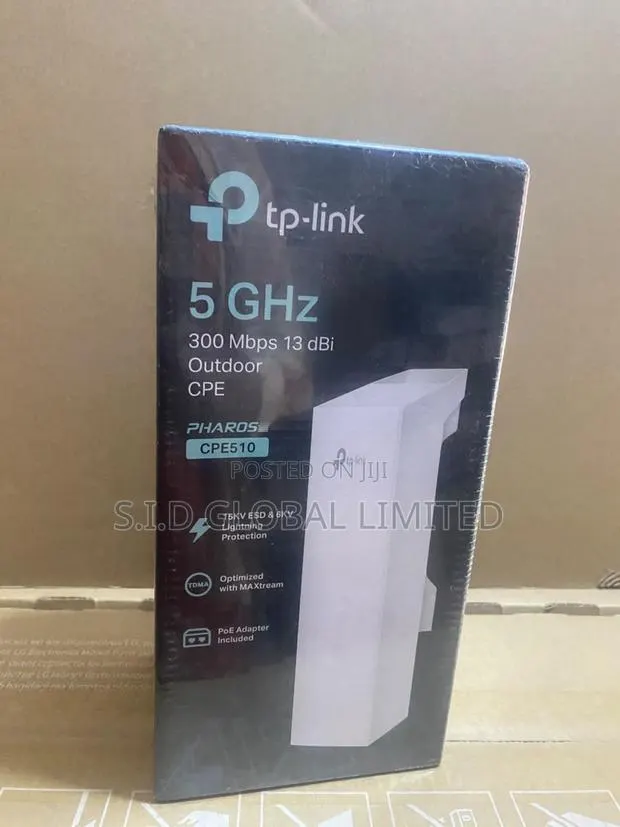 TP-Link Cpe510 5ghz 300mbps 13dbi Outdoor Cpe 15km Point to Point · Photo 1