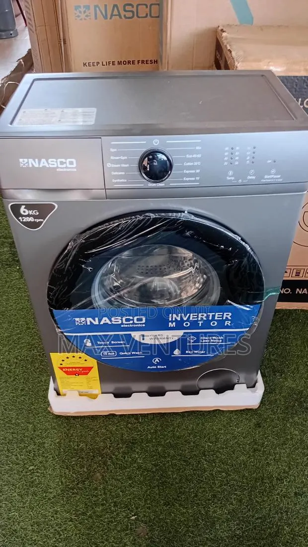 Nasco 6kg Automatic Front Load Washing Machine 6kg · Photo 1