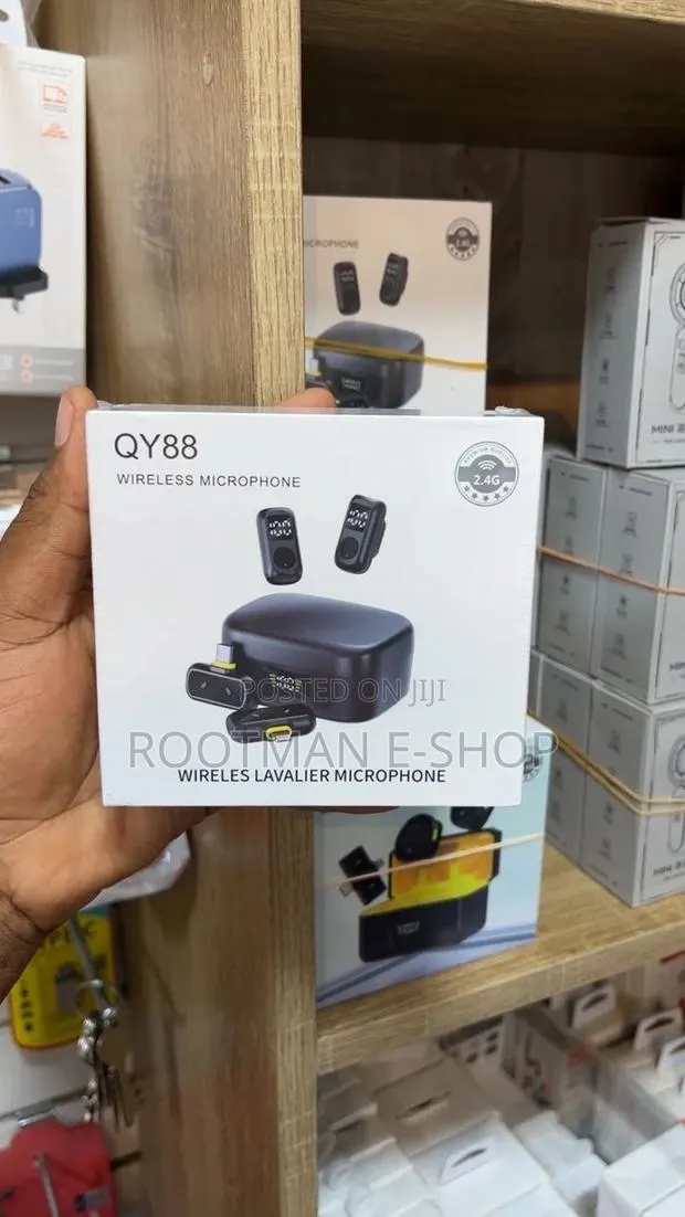 Qy88 Wireless Microphone Noise Cancellation Long Battery Life · Photo 1