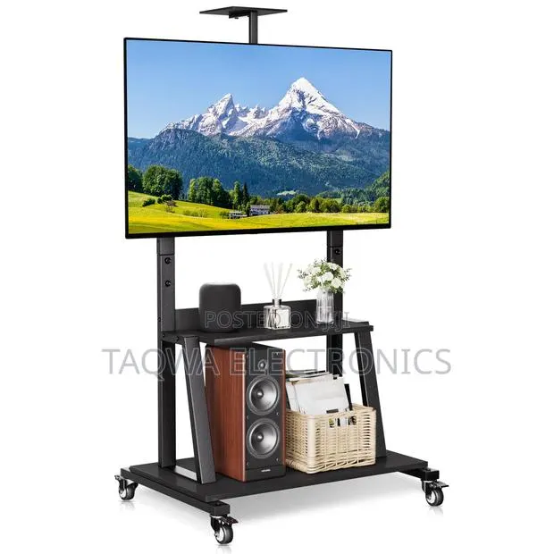 Large TVS 60—100 Inches Mobile Tv Stand · Photo 1