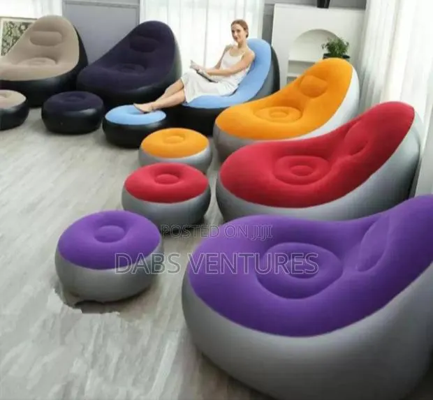 Inflatable Sofa With Air Pump. Luxury · Photo 1