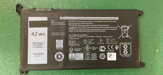 WDXOR Notebook Battery for Dell Inspiron 7460 7472 5480 5488 3480 3481 · Photo 1