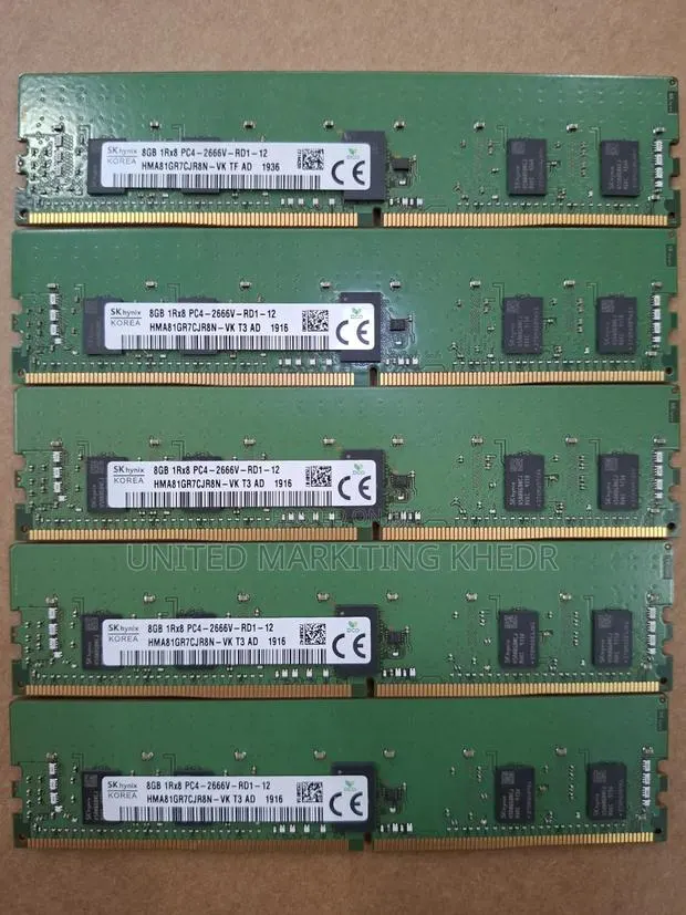 8GB 1R×8 PC4-2666-RD1-12 Server Ram Compatible With Dell PowerEdge · Photo 1