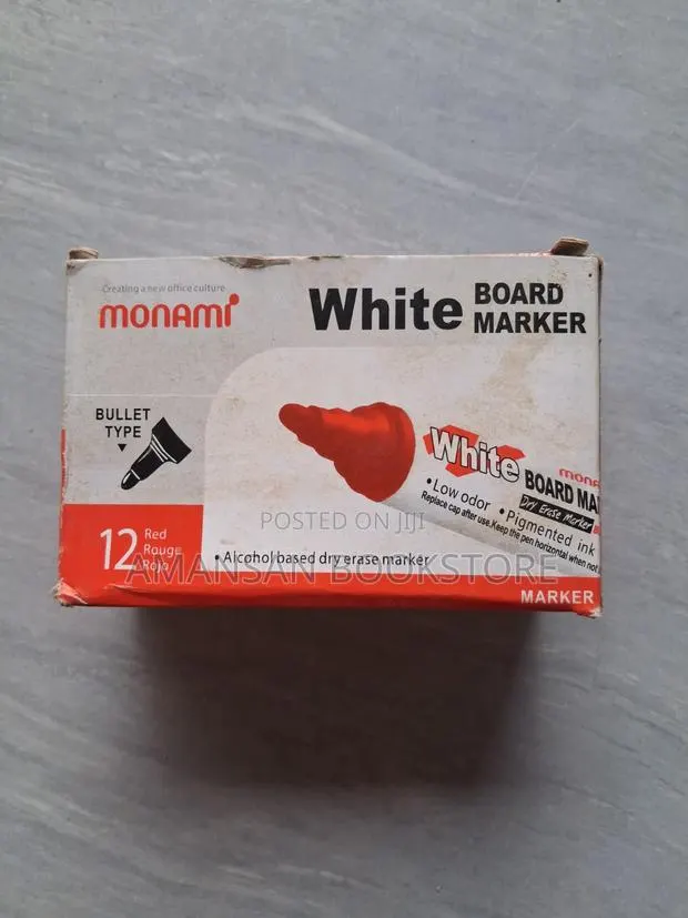 Monami Whiteboard Marker (Red) · Photo 1