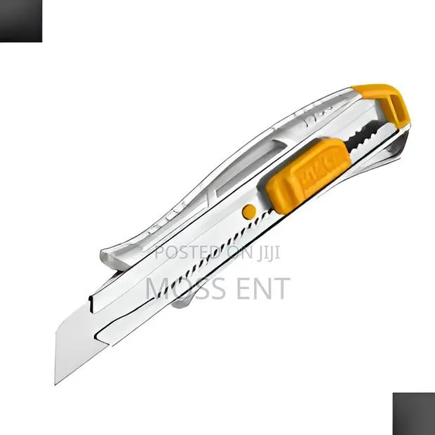 Snap-Off Blade Knife 18x100mm Aluminium Body - Hkns11807 · Photo 1