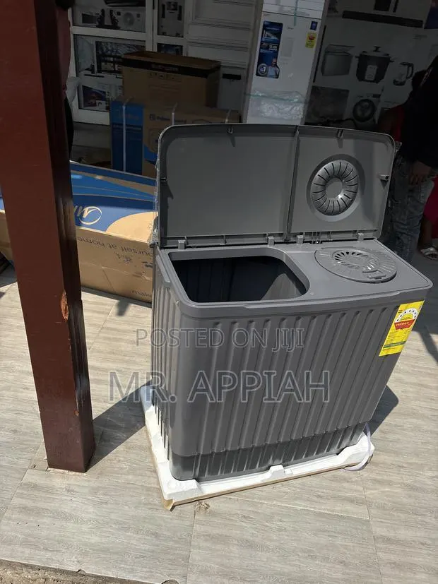 Super Classic Nasco 11kg Twin Tub Washing Machine(Gray). · Photo 1