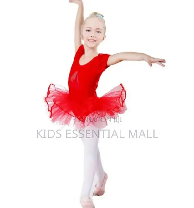 Girls Red Brand New Ballet Dresses for Children · Photo 1